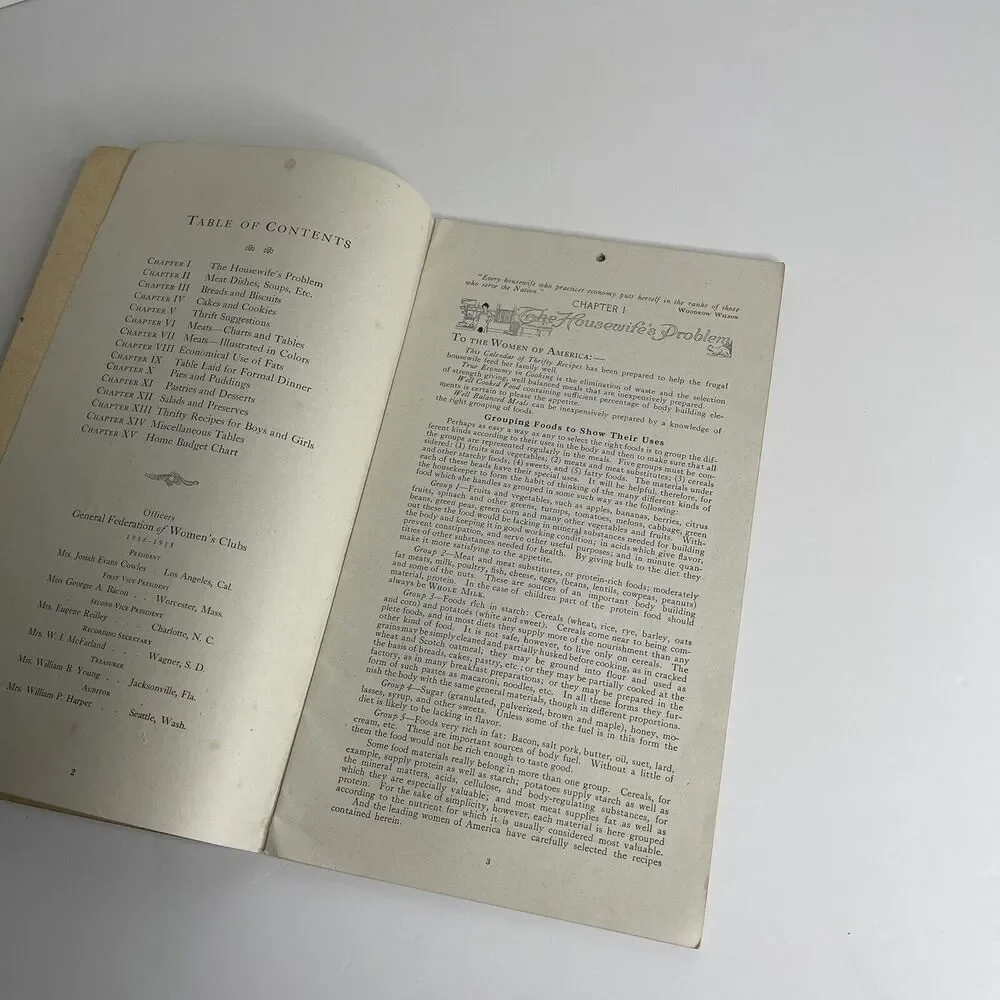 1917 Calendar Thrifty Recipes The C. Kalbitzer Packing Co. Lady Alice “23 Pages”